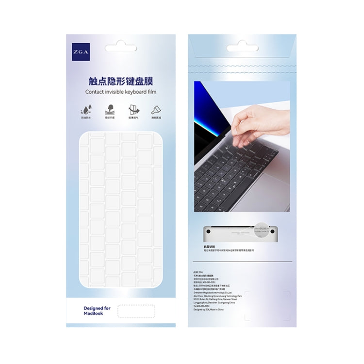 For MacBook Pro 13.3 inch 2020 ZGA Contact Invisible TPU Keyboard Protective Film