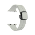 For Apple Watch Ultra 49mm Magnetic Square Buckle Silicone Watch Band(Starlight) - Watch Bands by PMC TechLife | Online Shopping South Africa | PMC TechLife