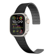 For Apple Watch Series 9 45mm Two Color Loop Magnetic Silicone Watch Band(Black+Grey) - Watch Bands by PMC TechLife | Online Shopping South Africa | PMC TechLife