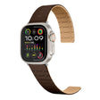For Apple Watch Series 6 44mm Two Color Loop Magnetic Silicone Watch Band(Dark Brown+Light Brown) - Watch Bands by PMC TechLife | Online Shopping South Africa | PMC TechLife