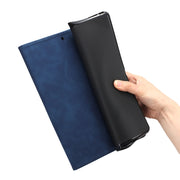 For iPad Pro 11 2024 Coconut Tree Embossed Smart Leather Tablet Case(Blue)