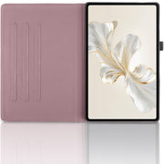 For Honor Pad 9 Tree Life Embossed Rotation Leather Tablet Case(Rose Gold)