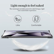 For Samsung Galaxy S25 Ultra 5G Frameless Metal Corner Pad Phone Case with Lens Film(Silver)