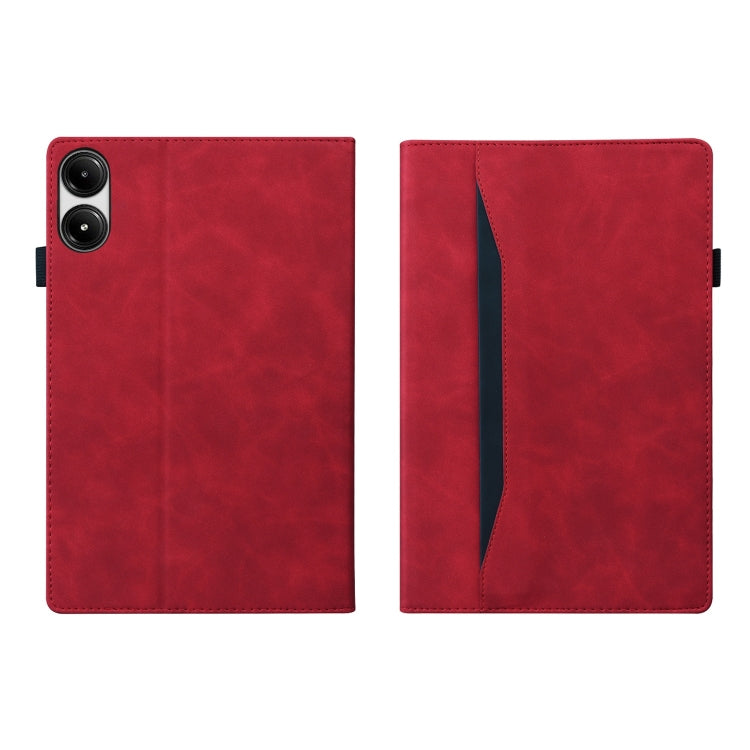For Xiaomi Redmi Pad Pro 12.1 Splicing Shockproof Leather Tablet Case(Red)