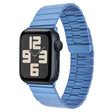 For Apple Watch SE 2023 40mm Bamboo Stainless Steel Magnetic Watch Band(Blue) - free shipping - PMC TechLife - Order now!