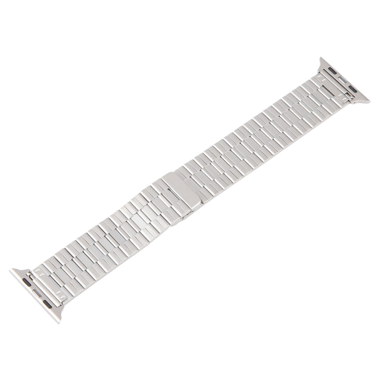 For Apple Watch SE 2023 40mm Bamboo Stainless Steel Magnetic Watch Band(Starlight)