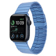 For Apple Watch SE 2022 44mm Bamboo Stainless Steel Magnetic Watch Band(Blue) - free shipping - PMC TechLife - Order now!