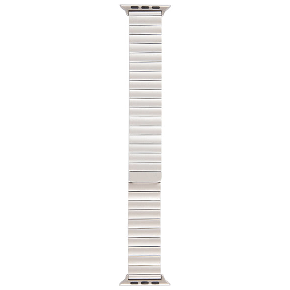 For Apple Watch Series 2 42mm Bamboo Stainless Steel Magnetic Watch Band(Starlight)