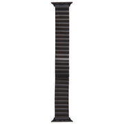 For Apple Watch 42mm Bamboo Stainless Steel Magnetic Watch Band(Black)