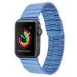 For Apple Watch 42mm Bamboo Stainless Steel Magnetic Watch Band(Blue) - free shipping - PMC TechLife - Order now!