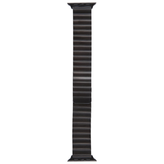 For Apple Watch 38mm Bamboo Stainless Steel Magnetic Watch Band(Black)