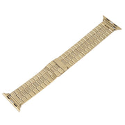 For Apple Watch 38mm Bamboo Stainless Steel Magnetic Watch Band(Gold)