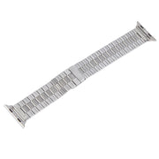 For Apple Watch 38mm Bamboo Stainless Steel Magnetic Watch Band(Sliver)