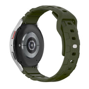 18mm Armor Silicone Watch Band(Army Green)