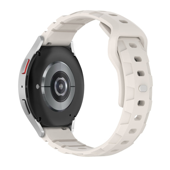 18mm Armor Silicone Watch Band(Starlight)