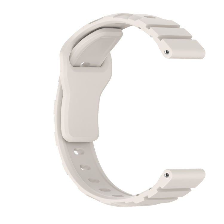 18mm Armor Silicone Watch Band(Starlight)