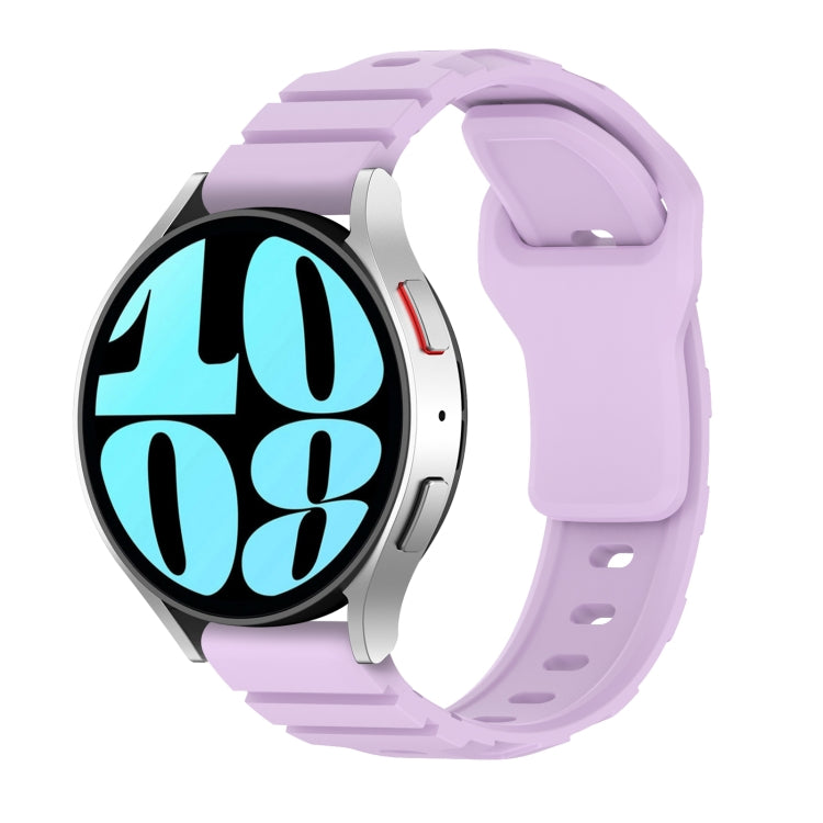 18mm Armor Silicone Watch Band(Purple)
