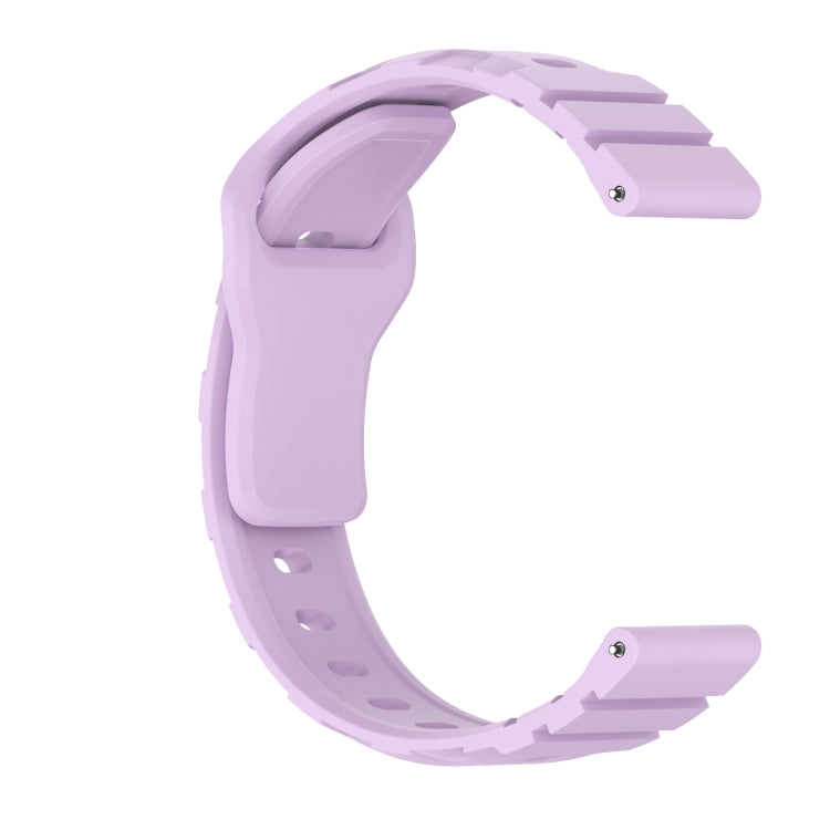 18mm Armor Silicone Watch Band(Purple)