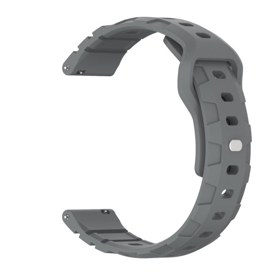 20mm Armor Silicone Watch Band(Space Grey)