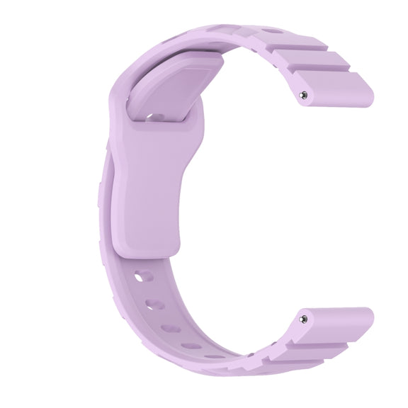 20mm Armor Silicone Watch Band(Purple)