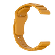 22mm Armor Silicone Watch Band(Yellow)