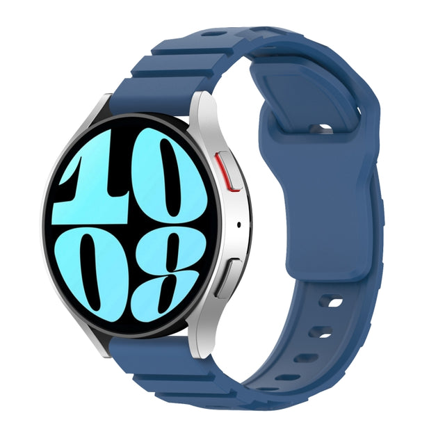 22mm Armor Silicone Watch Band(Dark Blue)