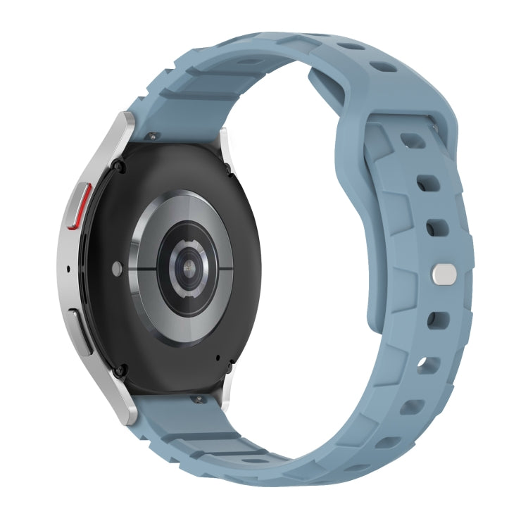 22mm Armor Silicone Watch Band(Rock Blue)