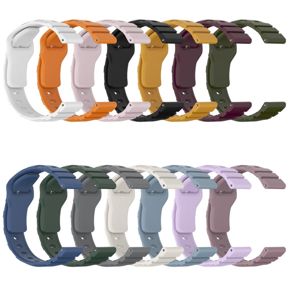 22mm Armor Silicone Watch Band(Yellow)