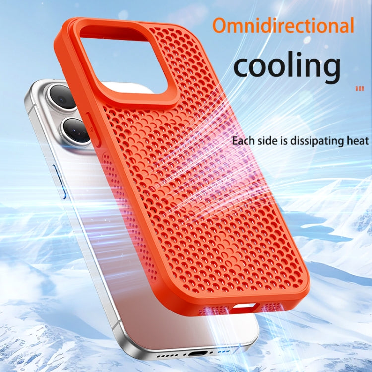 For iPhone 16 Pro Max MagSafe Magnetic Heat Dissipation Phone Case(Orange)