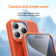 For iPhone 16 Plus MagSafe Magnetic Heat Dissipation Phone Case(Dark Blue)