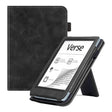 For Pocketbook Verse / Verse Pro Calfskin Leather Smart Tablet Case(Black) - Others by PMC TechLife | Online Shopping South Africa | PMC TechLife | Buy Now Pay Later Mobicred