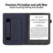 For Pocketbook Verse / Verse Pro Calfskin Leather Smart Tablet Case(Black)