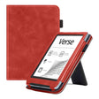 For Pocketbook Verse / Verse Pro Calfskin Leather Smart Tablet Case(Red) - Others by PMC TechLife | Online Shopping South Africa | PMC TechLife | Buy Now Pay Later Mobicred