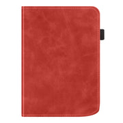 For Pocketbook Verse / Verse Pro Calfskin Leather Smart Tablet Case(Red)
