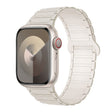 For Apple Watch Series 4 40mm I-Shaped Magnetic Silicone Watch Band(White Starlight) - Watch Bands by PMC TechLife | Online Shopping South Africa | PMC TechLife