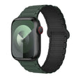 For Apple Watch 42mm I-Shaped Magnetic Silicone Watch Band(Dark Teal Black) - Watch Bands by PMC TechLife | Online Shopping South Africa | PMC TechLife