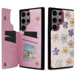 For Samsung Galaxy S25 Ultra 5G Printed Double Buckle RFID Anti-theft Phone Case(Blossoming Flowers) - Galaxy S25 Ultra 5G Cases by PMC TechLife | Online Shopping South Africa | PMC TechLife | Buy Now Pay Later Mobicred