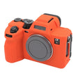 For Sony ILCE7RM5 / A7R5 Litchi Texture Soft Silicone Protective Case(Orange) - Protective Case by PMC TechLife | Online Shopping South Africa | PMC TechLife | Buy Now Pay Later Mobicred