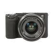 For Sony ILCE-7CM2 / A7C II / A7CR Litchi Texture Soft Silicone Protective Case(Black) - Protective Case by PMC TechLife | Online Shopping South Africa | PMC TechLife | Buy Now Pay Later Mobicred