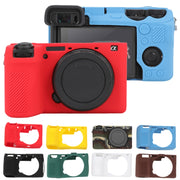 For Sony ILCE-6700 / A6700 Litchi Texture Soft Silicone Protective Case(White)