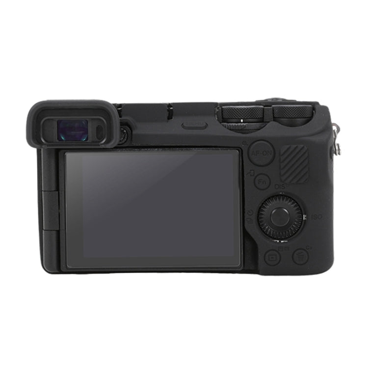 For Sony ILCE-6700 / A6700 Glossy Soft Silicone Protective Case(Black)