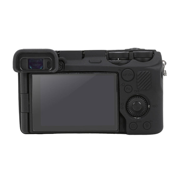 For Sony ILCE-6700 / A6700 Glossy Soft Silicone Protective Case(Black)