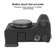 For Sony ILCE-6700 / A6700 Glossy Soft Silicone Protective Case(Black)