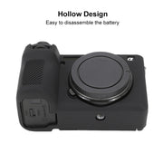 For Sony ILCE-6700 / A6700 Glossy Soft Silicone Protective Case(Black)
