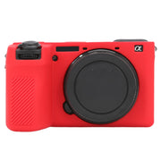 For Sony ILCE-6700 / A6700 Glossy Soft Silicone Protective Case(Red)