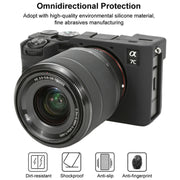 For Sony ILCE-7CM2 / A7C II / A7CR Glossy Soft Silicone Protective Case(Black)