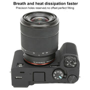 For Sony ILCE-7CM2 / A7C II / A7CR Glossy Soft Silicone Protective Case(Black)
