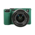 For Sony ILCE-7CM2 / A7C II / A7CR Glossy Soft Silicone Protective Case(Green) - Protective Case by PMC TechLife | Online Shopping South Africa | PMC TechLife | Buy Now Pay Later Mobicred