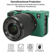For Sony ILCE-7CM2 / A7C II / A7CR Glossy Soft Silicone Protective Case(Green)