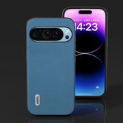 For Google Pixel 9 ABEEL Arashi Texture PU Phone Case(Sky Blue)